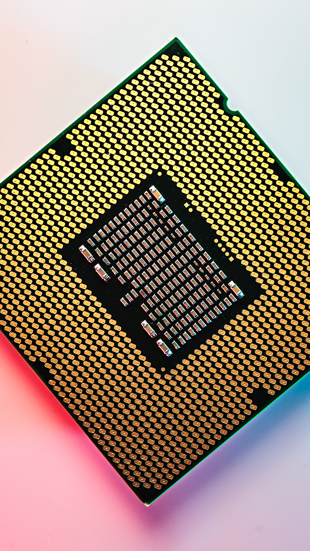 microchip on a table