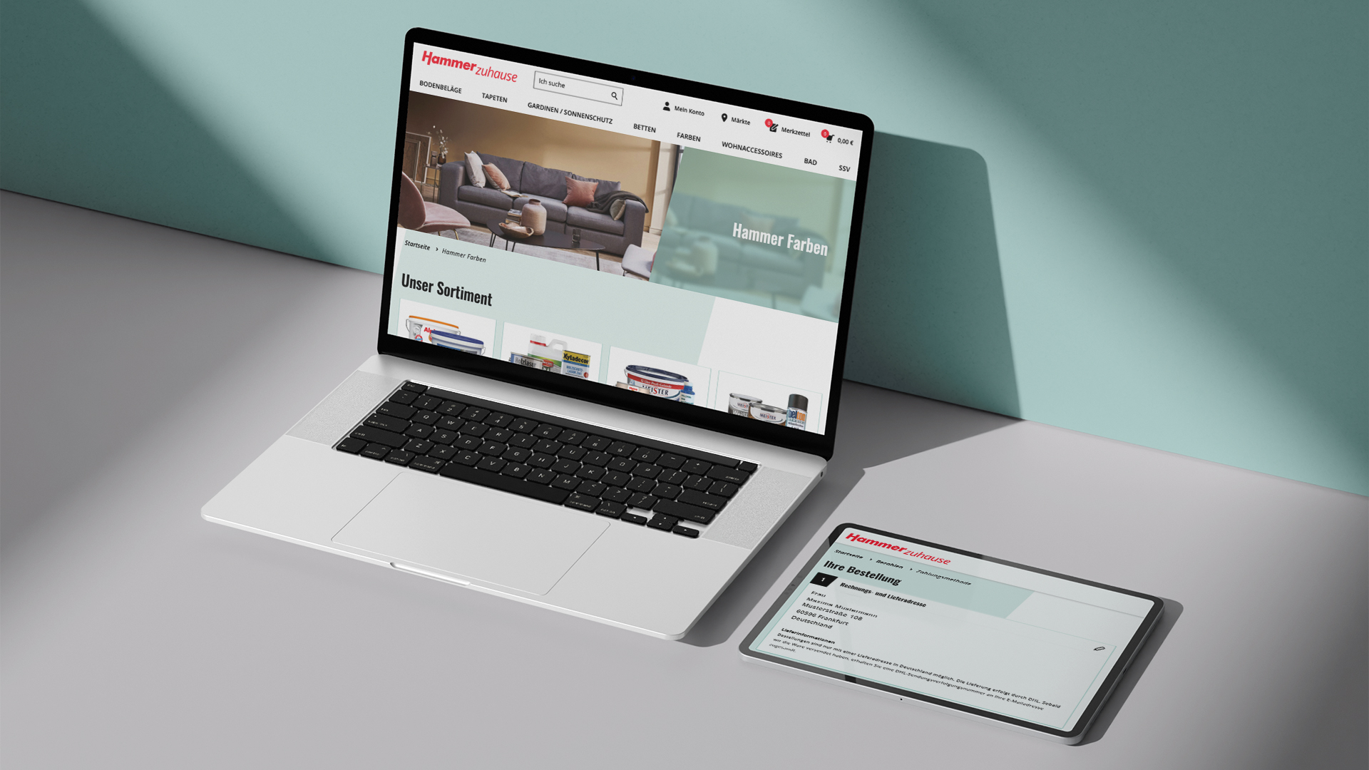 Laptop and tablet