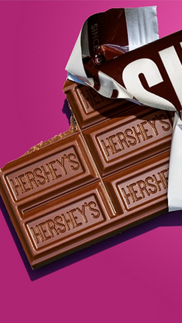 hershey's chocolate bar opened