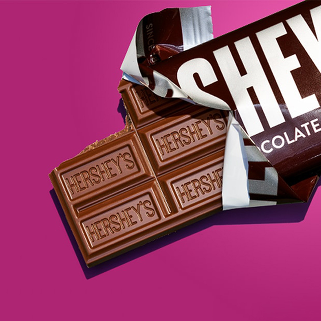 hershey's chocolate bar opened