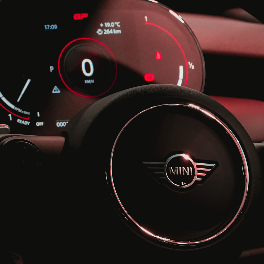 Mini brand car steering wheel