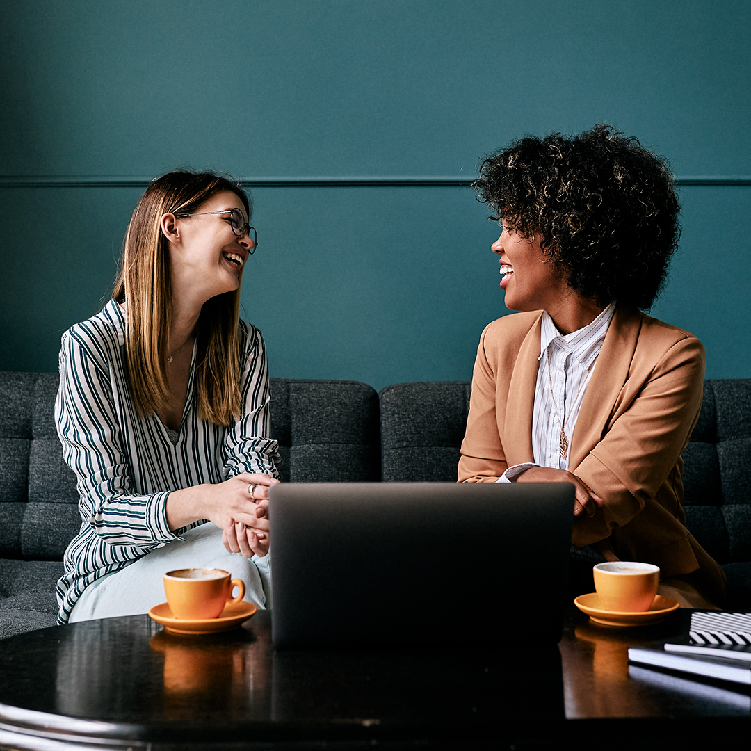 Women at conference table