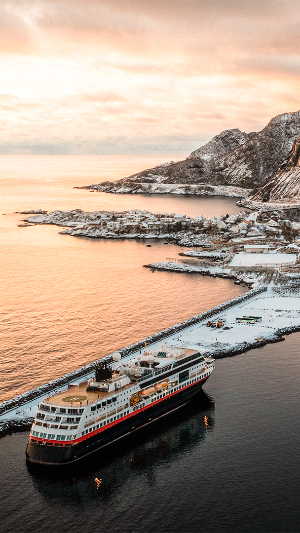 Ship docked at port