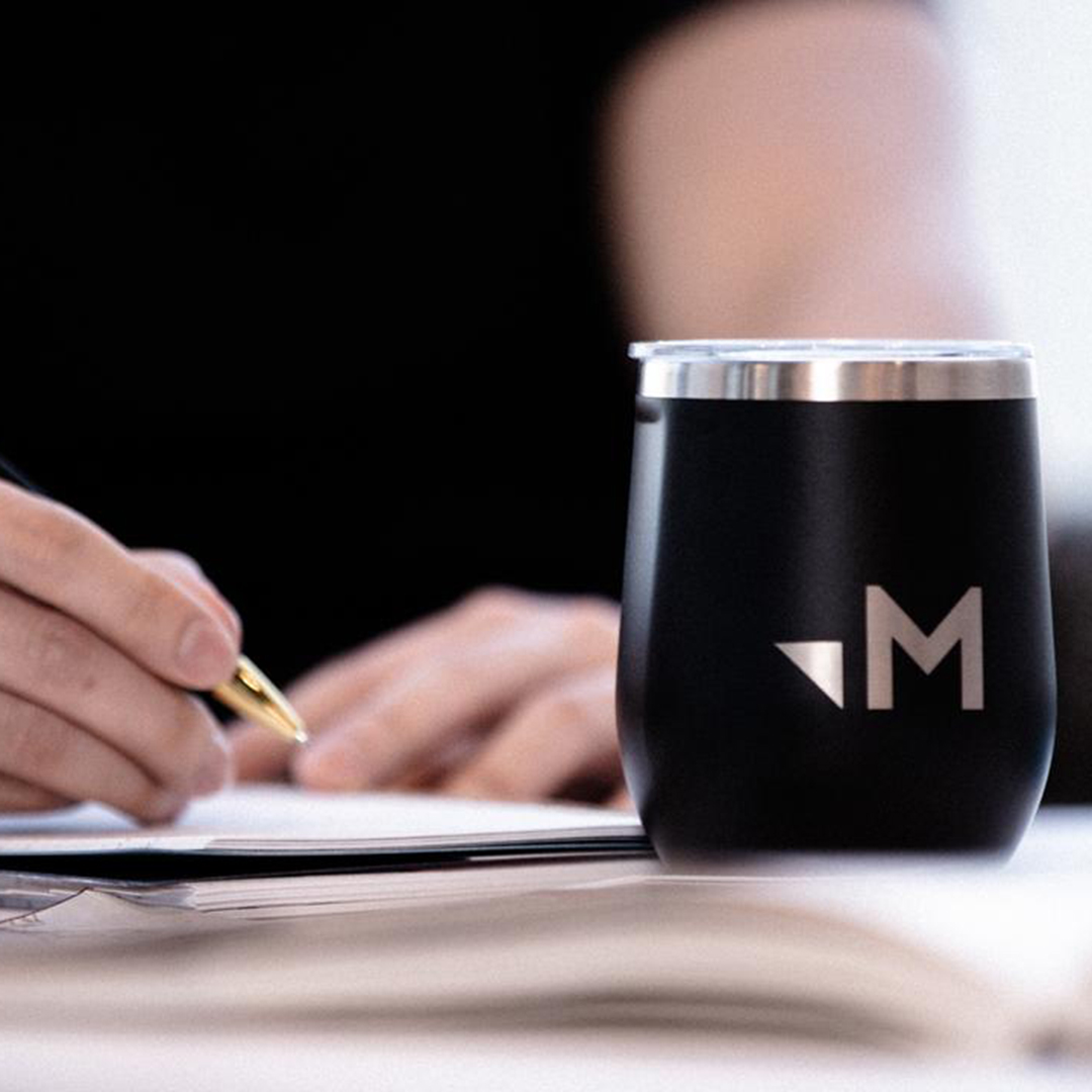 Merkle Mug on table
