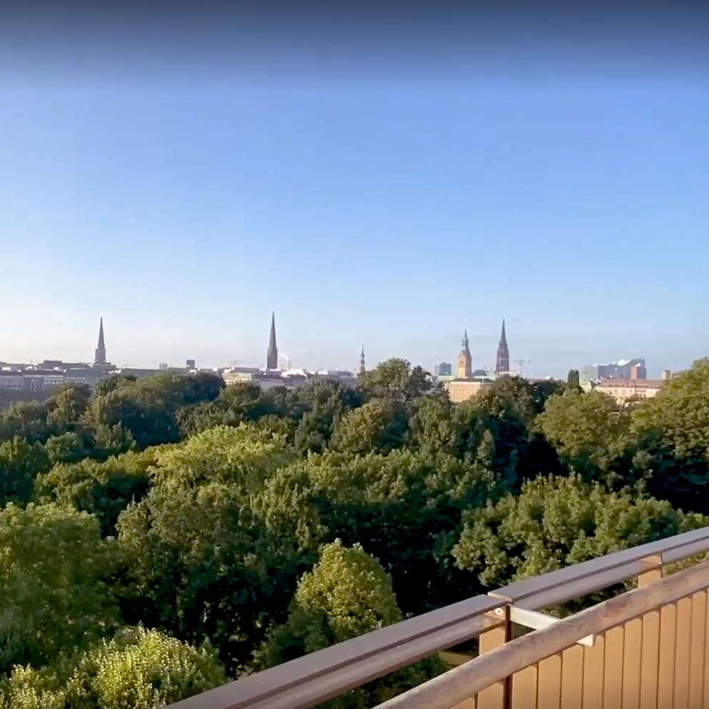 Skyline in Hamburg