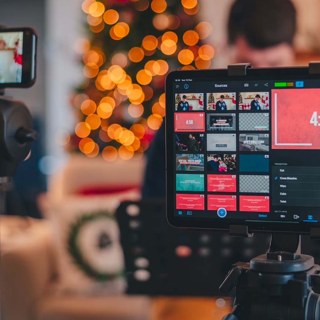 Virtual event camera setup