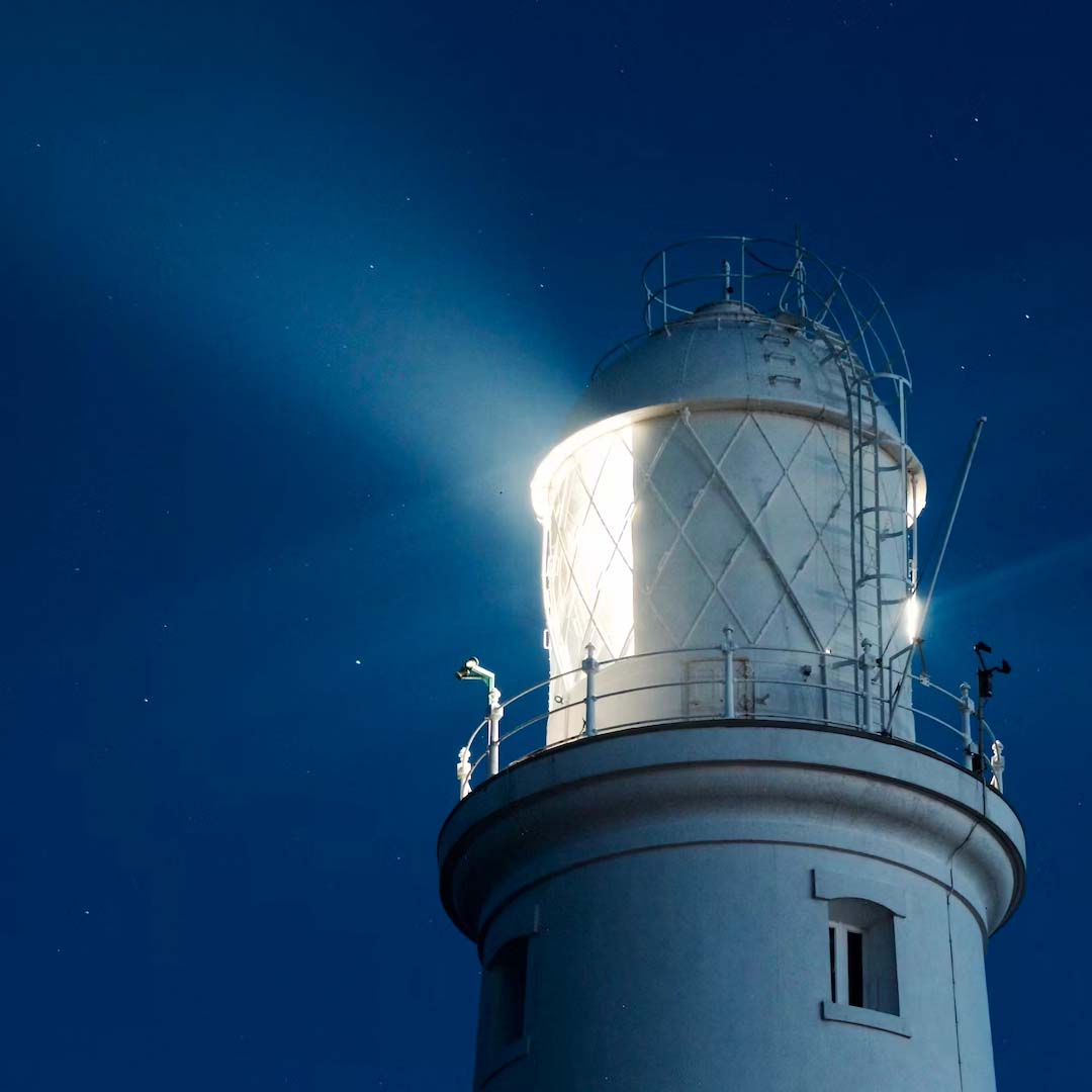 Lighthouse at night