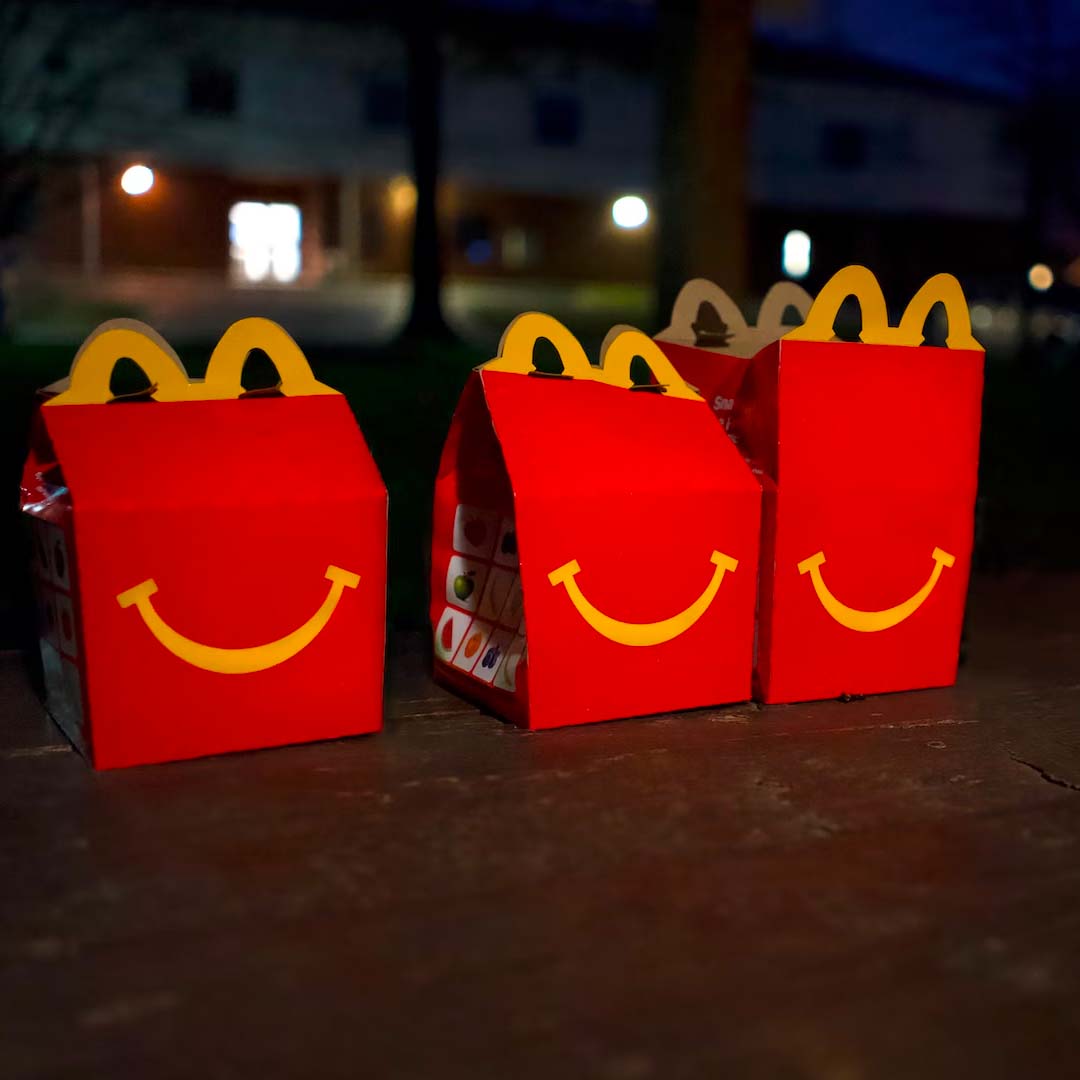Three McDonald's Happy Meals