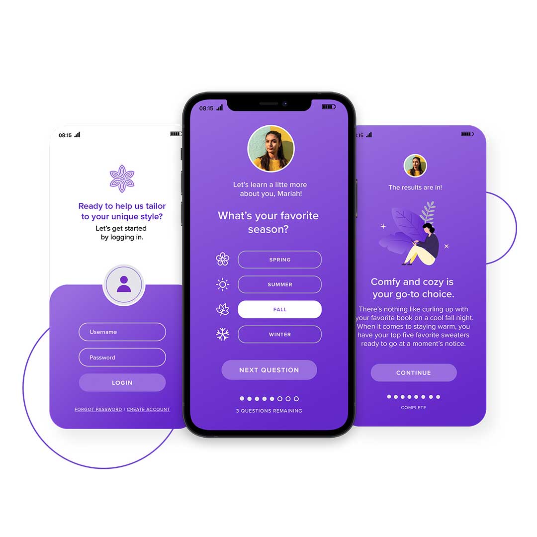 Purple screens on cell phone