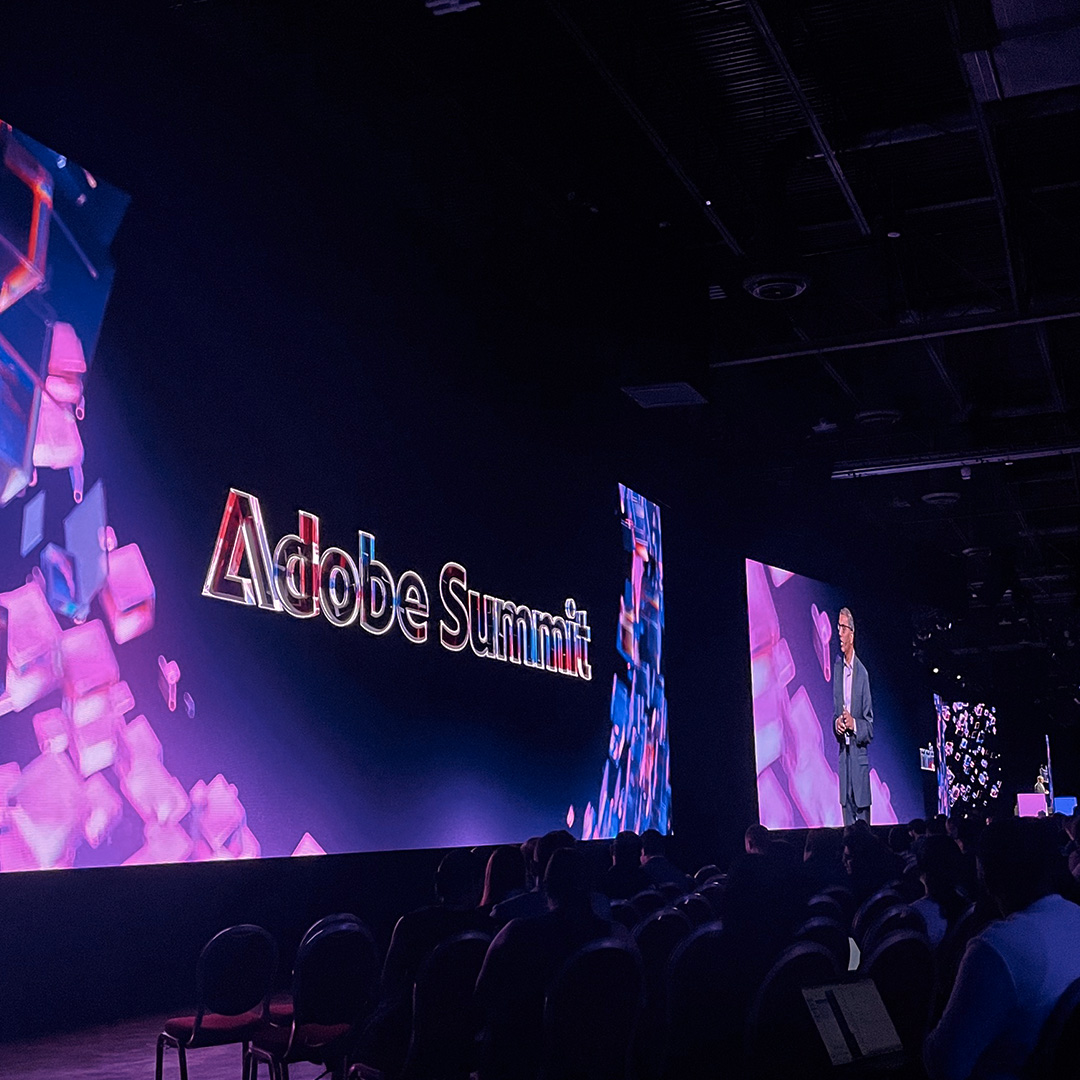 Adobe Summit stage