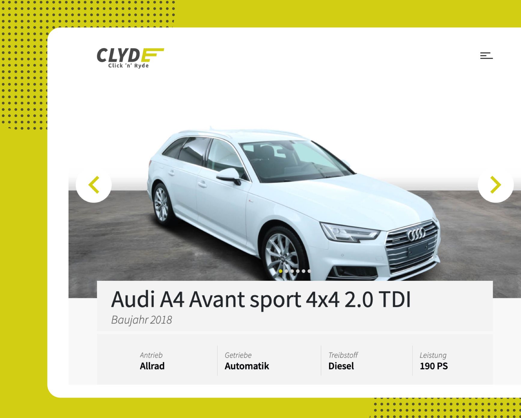 AMAG Clyde: Die Auswahl an Autos auf der neuen Online-Plattform ist gross