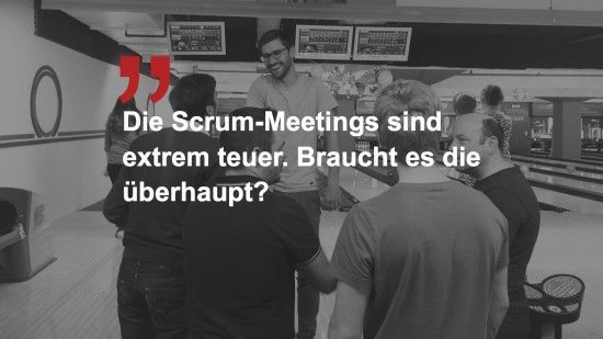 Grafik zur Frage ob sich Scrum Meetings lohnen oder nicht