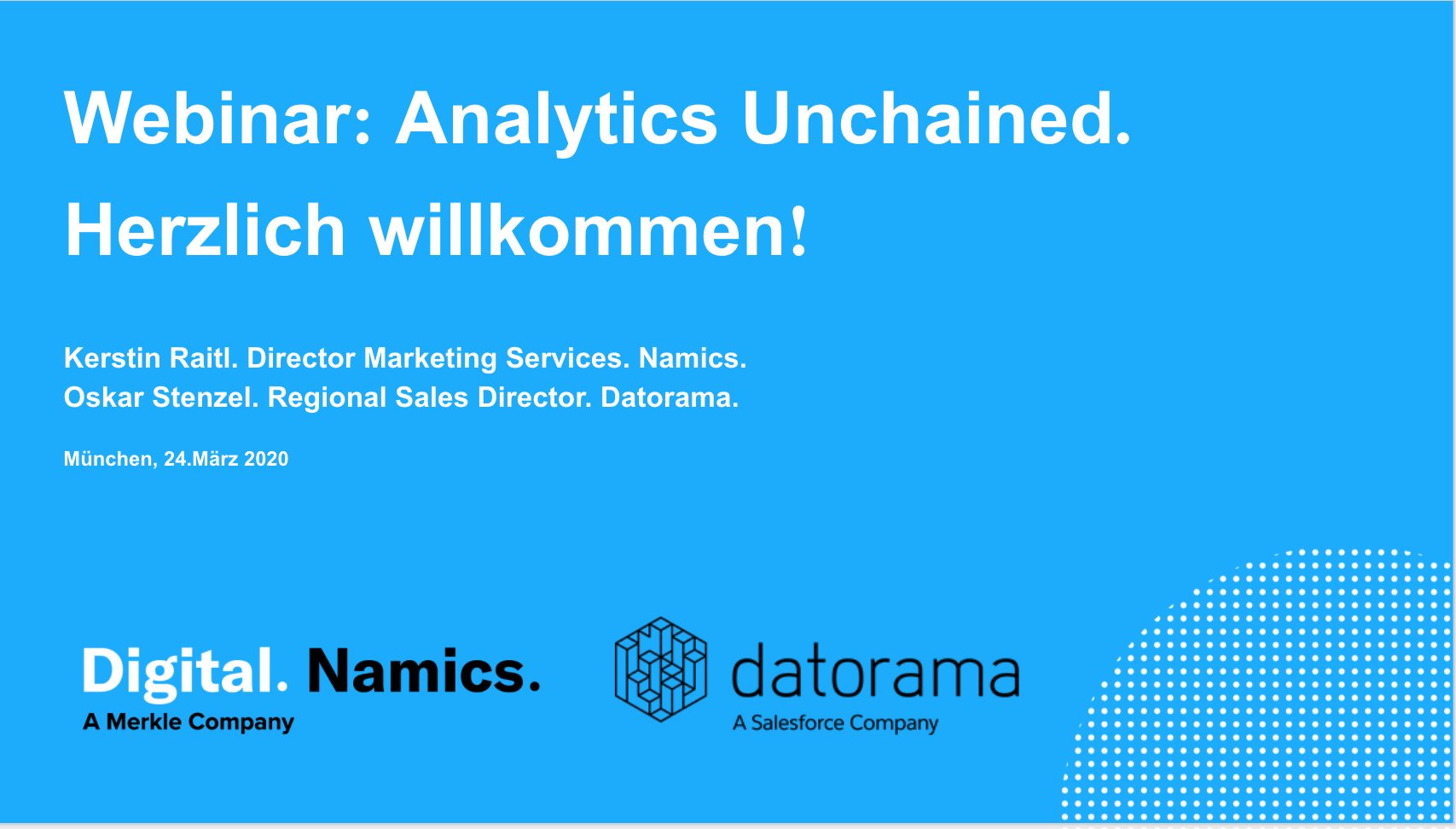 Webinar: Analytics unchained