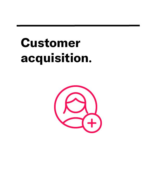 Merkle customer acquisition Icon