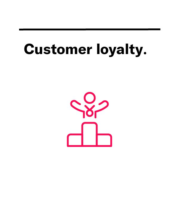 Merkle Customer loyalty Icon