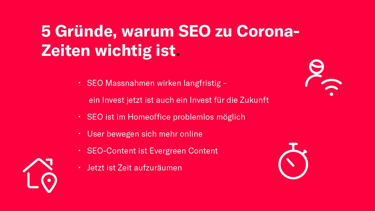 5 Gründe warum SEO wichtig ist.