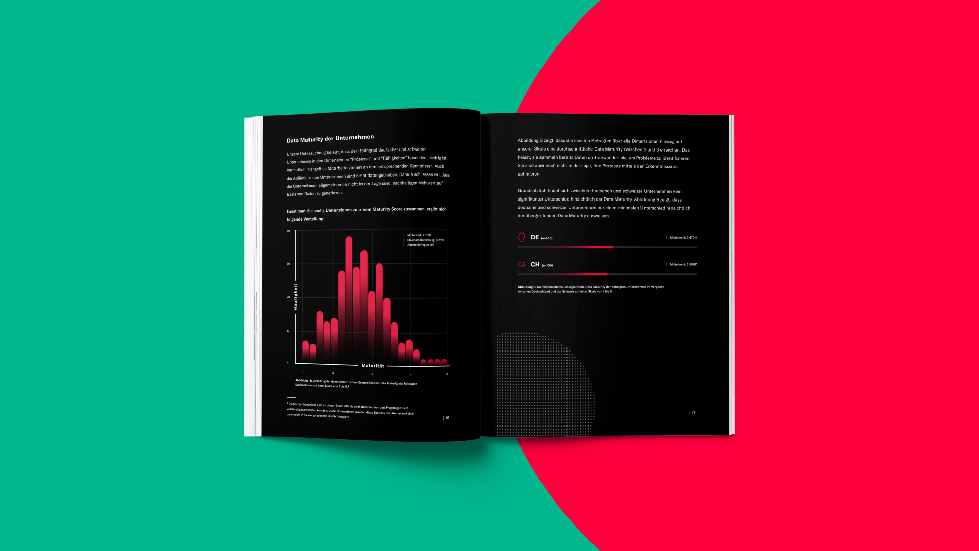 Einblick in die Studie "Rookie oder Pro? Data Maturity in Deutschland und der Schweiz"