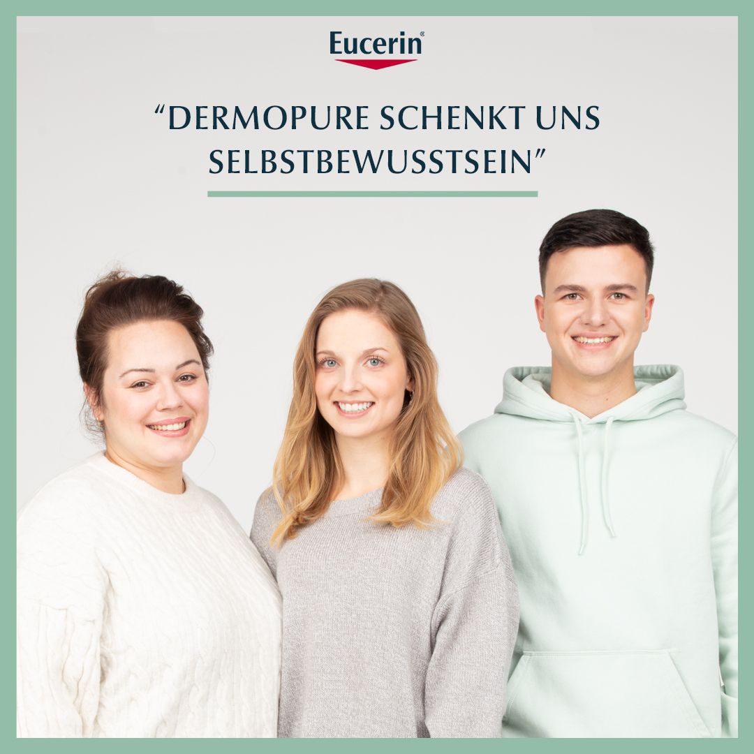 Three testimonials from Eucerin Reference